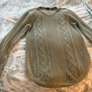 Y2K Jeanne Pierre Cable knit Sweater